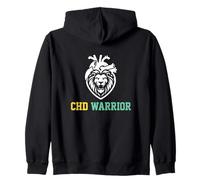 CHD Warrior Congénital Heart Disease Awareness Fighter Sweat à Capuche