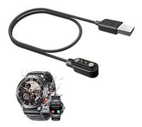 CHDHEVEGOD Lot de 2 câbles USB compatibles avec Smartwatch SLOKSFil 2025 pour montre intelligente homme militaire 1,43" AK77