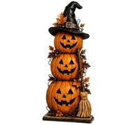 Chdnhe Ambiance Halloween Décoration Intérieur Plaques en Bois de Table
