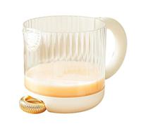 Chdnhe Bol à Battre les Œufs | Outil de Cuisine et de Pâtisserie à Poignée Ergonomique | Tasse à Battre les Œufs Multifonction | pour Pâte à Gâteau, Jus, Sauces, Crème, Beurre, Poudre de