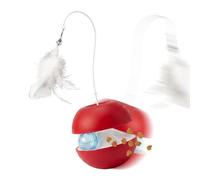 Chdnhe Jouet Chat Interactif Articles Animaux à Rotation 360° | Stimulants Chat Avec Balle Cataire Pour Enrichissement Anti-Ennui Autonome Maison Intérieur Appartement Balcon