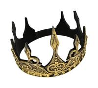 Chdnhe King Dress Up pour Homme - Parure de Tête Vintage Thème Sombre - Accessoire Déguisement Fête,pour Soirées Costumées Halloween Événements Thématiques Fêtes Concours Créateurs de Contenu