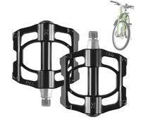 Chdnhe Pédales De Vélo De Montagne | Accessoires de Remplacement pour Les Bicyclettes | Pedales Anti-Dérapantes de Vélo,pour VTT, Route, Randonnée, Vélotaf, Cyclocross et Voyage Extérieur