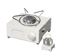 Chdnhe Réchaud à Gaz Transportable - Réchaud À Gaz Avec Gril Pour Cuisine En Plein Air | Brûleur De Cuisson De Table,pour Camping, Randonnée, Cuisine, Terrasse, Plan de Travail, Plage, Camping-Car,