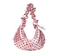 Chdnhe Sac Dumpling À Pois Souple,Avec Fermeture Éclair Grande Capacité Élégant Multi-Poches - Tote Underarm À Pois Femme | Pour Téléphone Portefeuille Cosmétiques Trajets Quotidiens Travail Voyage