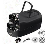 Chdnhe Souffleur automatique à bulles - Pulvérisateur automatique de mousse - Machine à bulles extérieure - Pour Noël, anniversaire, Pâques, fête en plein air, garçons et filles