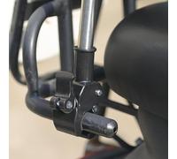 Chdnhe Support Drapeau Moto - Mât Télescopique Réglable en Acier Inoxydable De 1,3 Mètre,Support De Fixation pour Hampe | pour Route, Extérieur, Vélo de Montagne, Voyage, Tourisme, Bagages, Femmes,