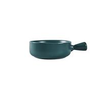 CHDWEY Assiettes plates carrées en céramique avec poignée pour pâtes, lasagnes, pâtisseries et repas