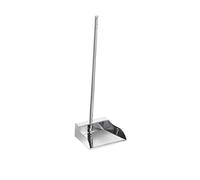 CHDWEY Balai Dust Collection Pan Long Pan Metal Handle Pan Cleaning Vertical Handle Dust Collection Pan Kitchen Heavy Duty Non-polluting Garbage Outdoor Garden Dustpan Tool