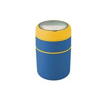 CHDWEY Boîte à lunch thermique en acier inoxydable boîte à lunch tasse à boire avec cuillère nourriture pot thermique soupe isolée conteneurs thermos boîte à lunch (Mavi)