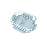 CHDWEY Boîte fraîche en verre de boîtes de bento avec des couvercles pour la famille, micro-ondes disponible, four chauffant