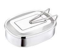 CHDWEY Boîtes à bento boîte à lunch;Acier inoxydable;Simple couche, rond, boîte à déjeuner;Publicité;Ménage;Out-of-Town;Étudiant, Boîte à déjeuner de bureau, Bento-Styled Lunch Solution offre durable