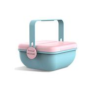 CHDWEY Boîtes à bento Mignon Girly Coeur/Boîte à Lunch Coffret/Employé De Bureau/Boîte À Lunch Isolant Créatif/Boîte À Lunch Portable (A)