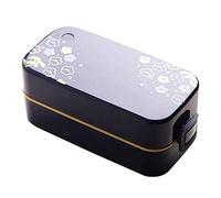 CHDWEY Boîtes Bento Box Double étage Design Lunch Box - Style Lunch Solution fournit également durable, résistant aux fuites, Out-of-home Dining and Snack Packaging, micro-ondes chauffé Lunch Box