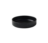 CHDWEY Bol rond créatif en céramique à fond plat pour four à frêne bol à salade de nourriture occidentale bol à soupe bol commercial