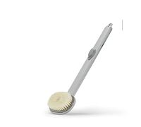 CHDWEY Brosse pour Le Corps Long Handle Liquid Bath Brush Soft Hair Bath Brush Set Bath Brush Back Brush Back Cleaning Brush Good Product Bath Brush(Grijs)