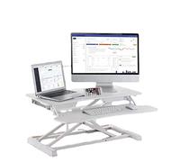 CHDWEY Bureau Stand Up Computer Desk Laptop Desktop Computer Desk Stand Up Office Workbench Desktop Shelf
