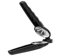 CHDWEY Casse-noisette 2 en 1 rapide pince à châtaignier pince coupe-noix en métal outils de cuisine (noir)