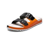 CHDWEY Chaussons Femmes Durable Antidérapants Bout Ouvert Sandales D'été Hommes Home Pantoufles Sandales Hommes Chaussures (Turuncu,11)