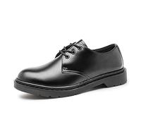 CHDWEY Chaussures Formelles pour Hommes Oxford Shoes for Men Leather Casual Mens Shoes Formal Dress Platform Footwear Male Comfortable Loafers(44 EU)