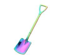 CHDWEY Cuillères à café Stainless Steel Coffee Spoon Retro Shovel Ice Cream Spoon Creative Tea-Spoon Tableware Kitchen Set Colourful