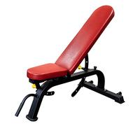 CHDWEY Équipement d'entraînement Abdominal Board Machine Sit Up Banc Sport Workout Push Up Poids Entraînement Exercice Chaise Fitness (Rouge)