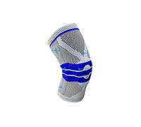 CHDWEY Genouillère Genou Brace Support Genou Manchon de Compression avec Stabilisateur Latéral et Silicone Gel Pad Pan pour le Ménisque Larmes Articulations Jogging(Grijs,L)