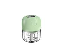 CHDWEY Hachoir à ail pilon à ail électrique USB Charging Food Chopper hachoir à viande de légumes frais, piment USB Broyeur à ail Outils de cuisine(Ye?il)
