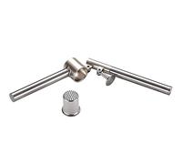 CHDWEY Hachoir à ail Super Stanless Steel Hand Squeeze Juicer Garlic Press Crusher Ginger Squeezer Slicer Masher Kitchen Gadgets