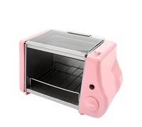 CHDWEY Machine à Pain Mini Multifunction Maker Toaster Electric Baking Bakery Roast Oven Grill Fried Eggs Omelette Frying pan Breakfast Machine Bread(Pink)