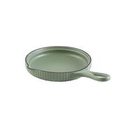 CHDWEY Marmite à Soupe Hand Ceramic Casserole Can Be Open Fire, Single Handle, Flat Pan, Fried Egg Pan, Fried Steak, Baked Plate, Muffin Plate