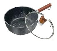 CHDWEY Poêle à soupe Instant Noodles Pot, Snow Pot, Complementary Food Pot, Induction Cooker, Universal Antiadhésive, Dormitory, Instant Noodles, Wheat, Rice, Stone, Milk Pot
