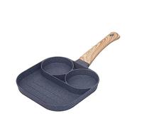 CHDWEY Poêles à frire antiadhésive Pot Pan Steak Egg Crêpe épaisée Omelette Pan Manche en bois Pan pour ustensiles de cuisine