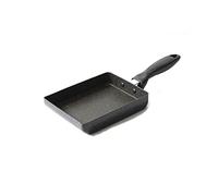CHDWEY Poêles Nonstick Omelette Pan Retangular Tamagoyaki Egg Maifan Stone Anti-Scalding Handle Style Small Frying Pan Suitable(Grijs)