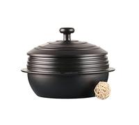 CHDWEY Pot à soupe Induction Cooker cast Iron Pot old-fashioned soup rice sauce antiadhésive casserole maison induction cooker fonte pot de fer