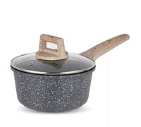 CHDWEY Pot à soupe Mini petit pot à lait Auxiliary Food Pot de cuisson Instant Noodle Pot antiadhésif Pot à lait chaud Heightened And Deepened