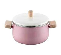 CHDWEY Pot à soupe Poignée en porcelaine Pot de soupe au lait Soupe de nouilles ménagères Cuisinière électrique Goulasch poêle à main