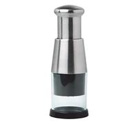 CHDWEY Presse-ail avec lame amovible en acier inoxydable pour fruits, légumes, ail - Noir