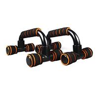 CHDWEY Push Up Push Up Bars Formation Strength Push Up Handles with Foam Grip Detachable Non-Slip Home Workout Stand with Foam Base(Black orange)