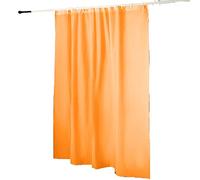 CHDWEY Rideaux de Douche 1pc Shower Curtain Proof Bathroom Curtain Waterproof Bath Curtains with Hook Solid Color Breathable Bathroom Curtains(Orange)