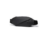 CHDWEY Sac banane imperméable pour homme, sac à bandoulière multifonction pour la course à pied, les voyages, le sport et les loisirs (noir)