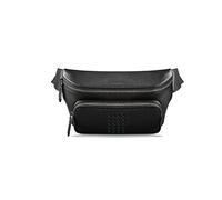 CHDWEY Sac banane multifonction en cuir grande capacité pour homme Sac de poitrine Sac de messager décontracté