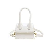 CHDWEY Sacs à main pour femmes Mini portefeuille et sacs à main de luxe Designer Sac à bandoulière pour filles Sacs à bandoulière Dame Petit motif crocodile Soirée Fourre-tout (blanc)