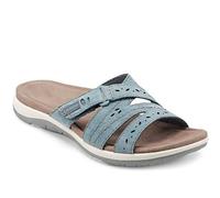 CHDWEY Sandales pour femmes Sandales à bout ouvert Sandales de marche pour femme Chaussures de plage antidérapantes pour femme Sandales respirantes (Mavi,43 EU)