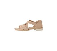 CHDWEY Sandales pour femmes Summer Women Sandals Fashion Concise Creux Peep Toe Low Heels Shoes Woman Working Casual(Apricot,36 EU)