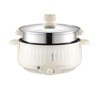 CHDWEY Soeppan Electric Cooker Household Electric Hot Pot One Pot For Cooking And Frying Large Capacity Electric Cooker Multi Functional Non-Stick Electric Cooker For Cooking
