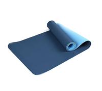 CHDWEY Tapis de yoga antidérapant Tapis de fitness convivial Couverture Pilates Tapis de gymnastique pour la maison Gym Sports Exercise Gymnastics(Mavi)