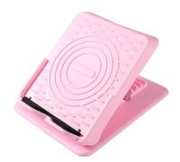 CHDWEY Tapis de yoga Portable Fitness Slant Board Massage Équipement Réglable Inclinable Boards Calf Ankle Stretcher Pied Stretch Wedge Board(rose)