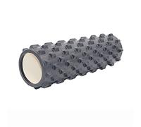 CHDWEY Yoga Block 45 cm Yoga Colonne Gym Press Back Fitness Mousse Roller Pilates Muscle Massage Roller Exercice Dos Soft Block Rollers for Yoga(Schwarz)