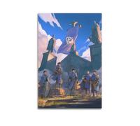 CHDYRNGU LEC Roster Karmine Corp - Poster décoratif sur toile - Affiches murales et images d'art modernes pour chambre à coucher - 40 x 60 cm